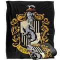 Harry Potter Hufflepuff Crest Officially Licensed Silky Touch Super Soft Throw Blanket 50 x 60