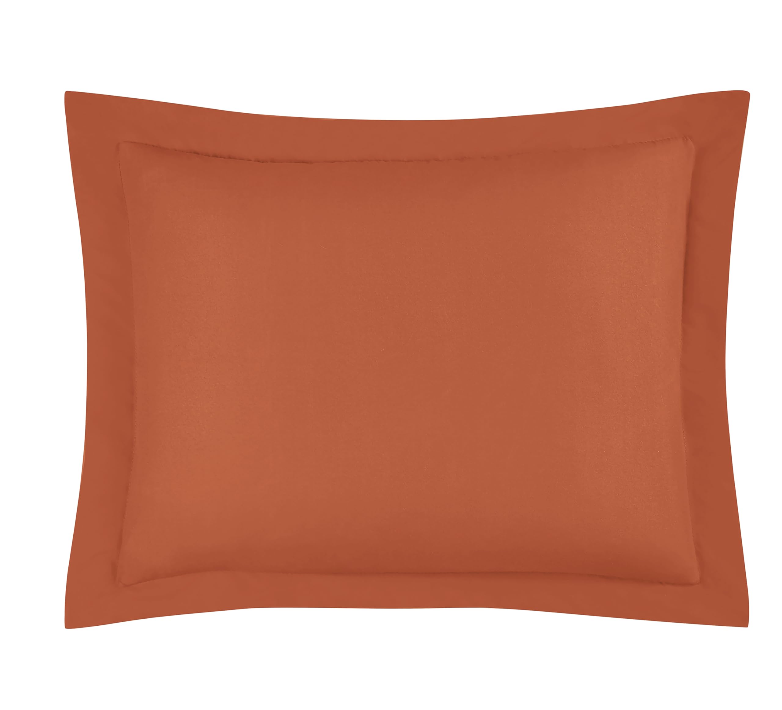 Chezmoi Collection Rust Orange Down Alternative Comforter King - 3-Piece Lightweight Comforter Set - All Seasons Microfiber Comf