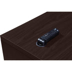 Lorell Essentials Espresso Laminate Bridge, 48" X 24" X 29.5"
