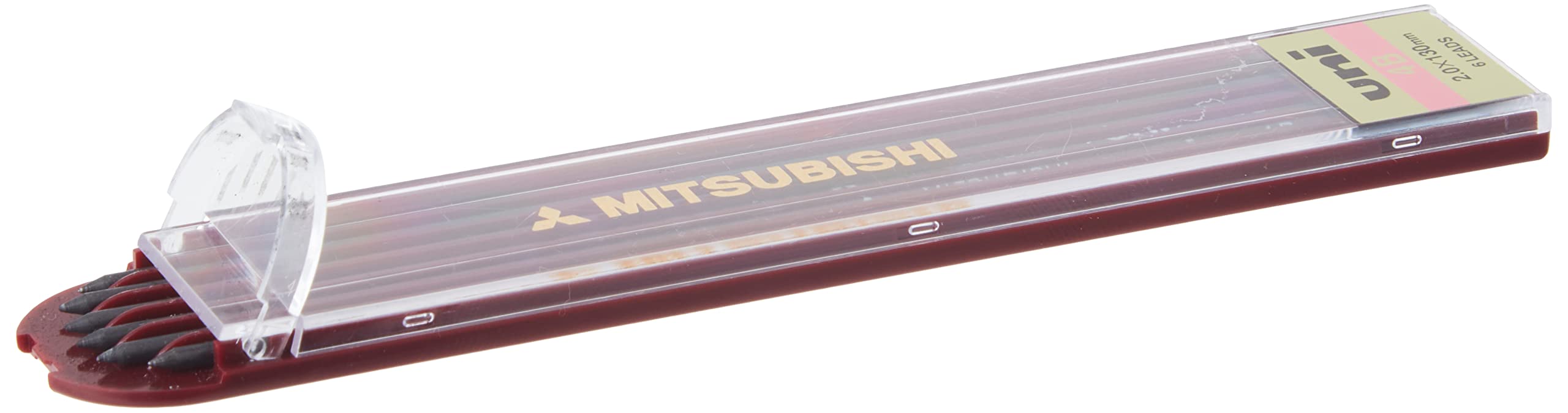 Uni Drop Holder Type Pencil Lead, 2.0Mm, 4B (Uln4B)