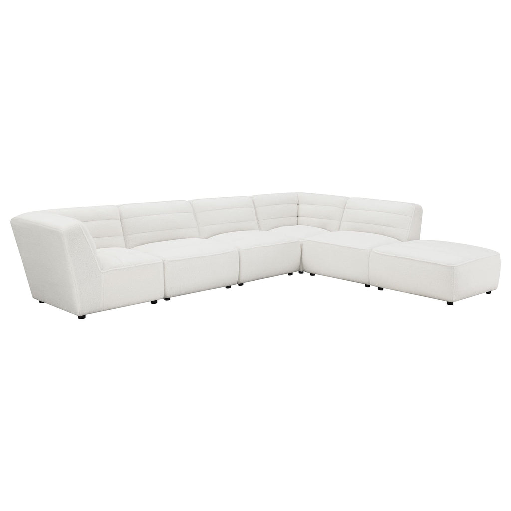 Coaster Sunny 6-Piece Sectional, Natural