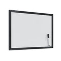 U Brands Magnetic Dry Erase Board, 17 X 23 Inches, Black Wood Frame (307U00-01)