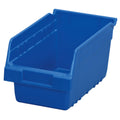 Akro-Mils 30090 Plastic Nesting Shelfmax Storage Bin Box, (12-Inch X 6-Inch X 6-Inch), Blue, (10-Pack)