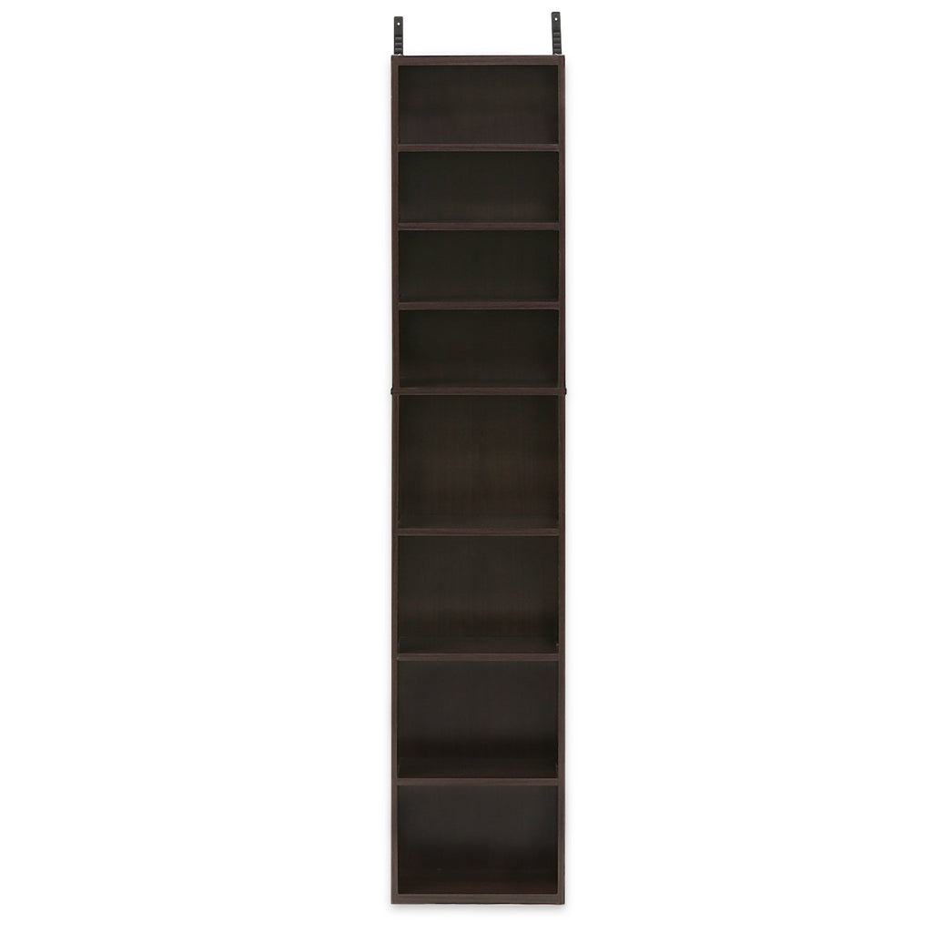 Furinno Indo 8-Tier Media Tower, Espresso