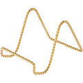 Bards Twisted Gold-toned Wire Easel Stand, 3 H x 3 W x 4 D, Pack of 2