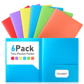 Timart Folders With Pockets-18 Pack, 2 Pocket Folders Fit Letter Size Paper, Plastic File Folders For Documents, Paper File Fold