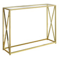 Monarch Specialties I Accent, Console Table, GOLD