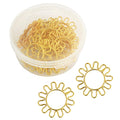 Sunflower Shape Paper Clip Yyangz 20Pcs Cute Sunflower Bookmark Marking Document Organizing Clip