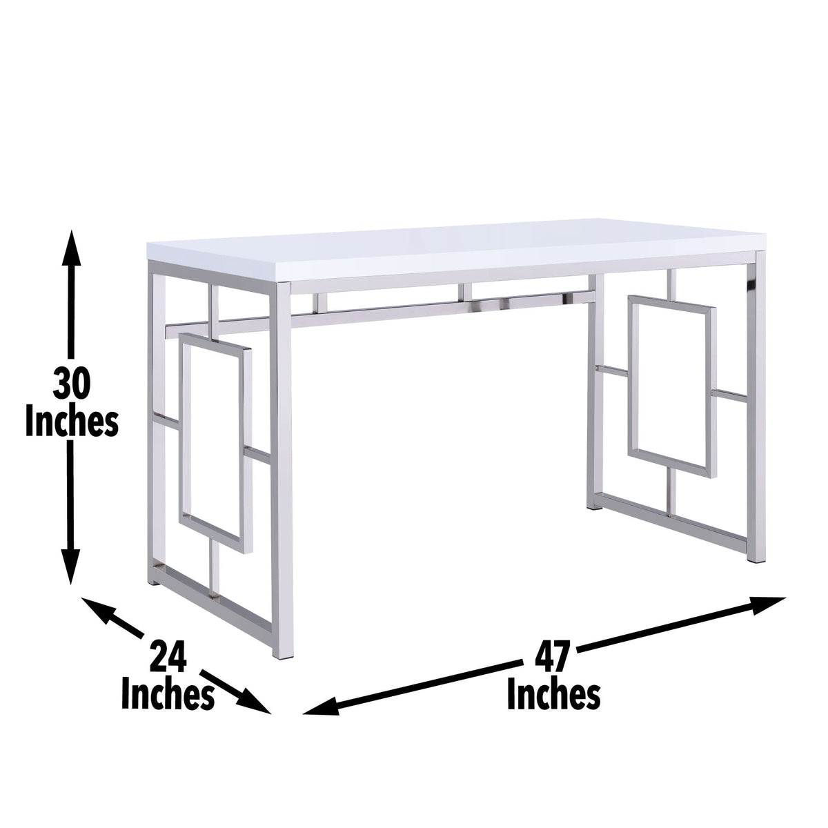 Steve Silver Company Alize Desk, White