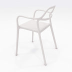 Olio Designs Dali Indoor/Outdoor Chair, White