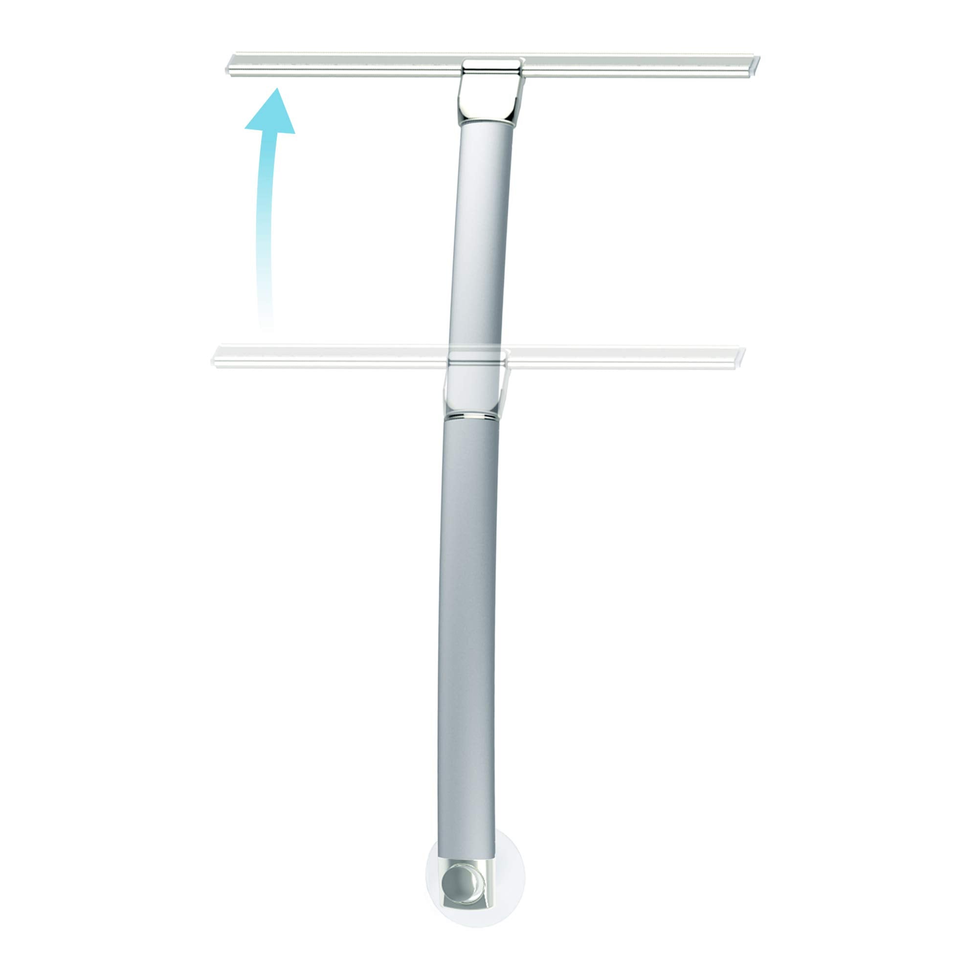 Better Living Products 17900 Extendable Shower Squeegee Aluminum Silver Chrome 18-inch