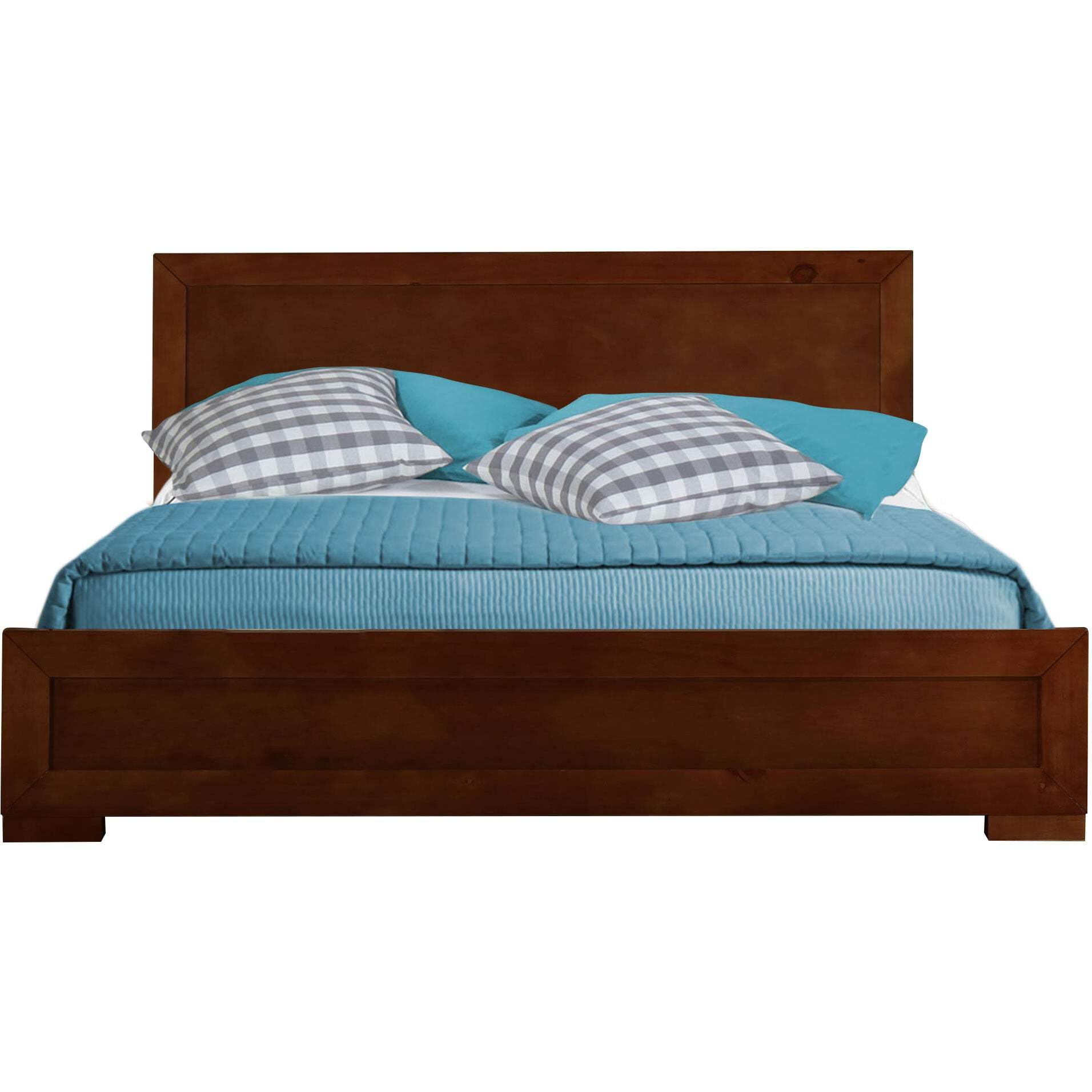 Oxford Platform Bed, Walnut, Full/ Walnut