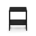Furinno Camnus Modern Living 2-Tier End Table, Americano, 15.9 In X 15.75 In X 18 In