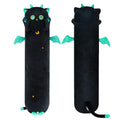 Mewaii Long Cat Plush Kawaii Body Pillow, 20    Cute Black Cat Stuffed Animals Soft Plushies, Big Eyes Kitten Plush Toys Throw P