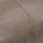 Kosas Home Cheyenne 14X26 Genuine Leather Throw Pillow In Taupe Brown