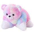 Glow Guards 15 Rainbow Teddy Bear Plush Pillow, Cute Stuffed Animal Soft Lovely Colorful Toy, Bedtime Sofa Decors, Christmas Bir