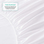 Nestl Premium Cotton Terry Mattress Protector - Soft And Waterproof Twin 14 Inch Deep Pocket Mattress Protector - Breathable & N