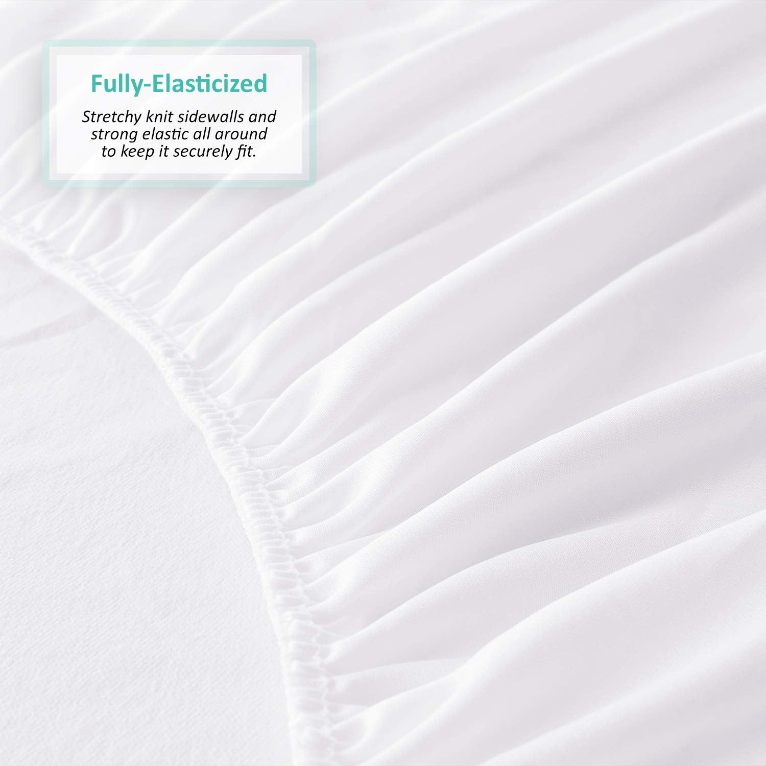 Nestl Premium Cotton Terry Mattress Protector - Soft And Waterproof Twin 14 Inch Deep Pocket Mattress Protector - Breathable & N