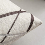 Miulee Pack Of 2 Decorative Throw Pillow Covers Christmas Woven Textured Chenille Cozy Modern Concise Soft Beige Square Cushion