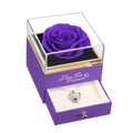 Wildlove Birthday Gifts For Mom Forever Flowers Preserved Real Purple Rose Gifts For Mom From Daughter, Son, Kids, I Love You Mo
