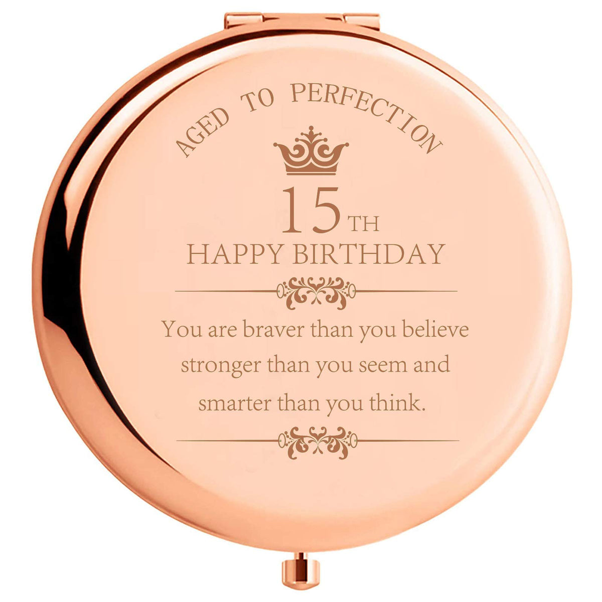 15 Year Old Girls Gifts For Birthday You Are Braver Than You Believe Strong Than You Seem Inspirational Unique 15Th Birthday Gif