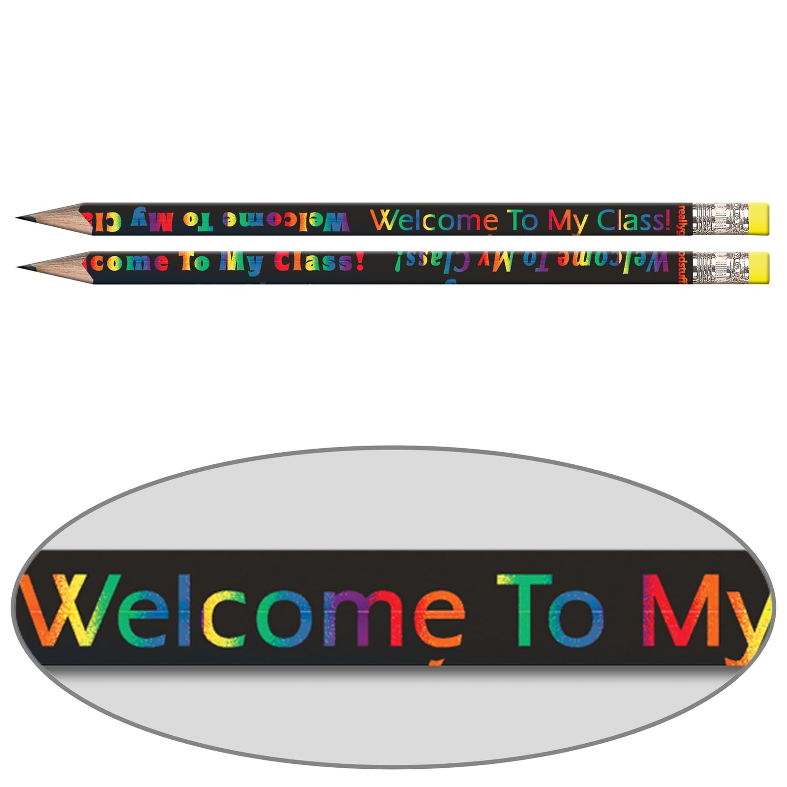 Welcome To My Class Pencils - Sharpened - 12 Sharpened Pencils
