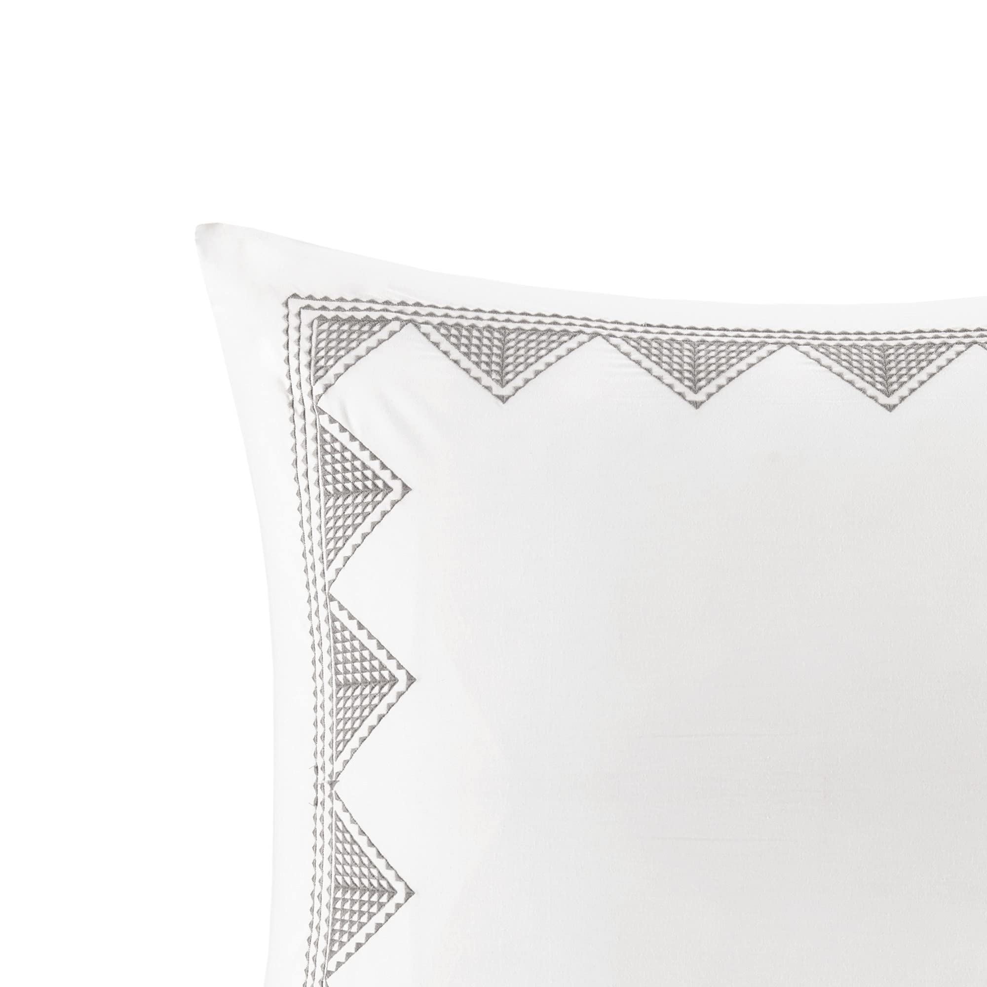 Ink+Ivy Pillow, 26'X26', White Euro Sham