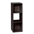 ClosetMaid Cubeicals 3 Cube Storage Shelf Organizer Bookshelf, Stackable, Vertical or Horizontal, Easy Assembly, Wood, Espresso 