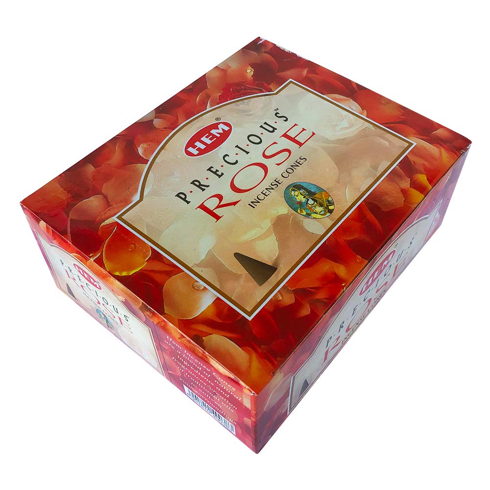 Precious Rose Incense Cones And Cone Incense Burner Bundle Insence Insense Hem Incense