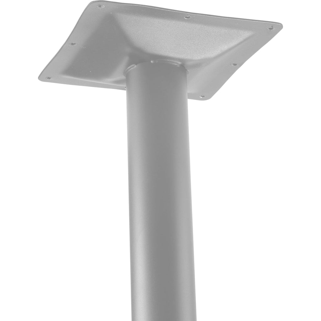 National Public Seating Nps 36&Quot; Round Cafe Table With Round Base, 30&Quot; Height, Particleboard Core/T-Mold, Grey Nebula Top, Grey Frame