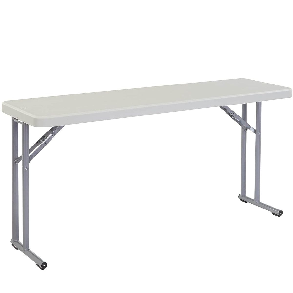 Seminar Folding Table by National Public Seating - 18x60 Portable, Heavy-Duty Foldable Table Indoor/Outdoor Table for Office, Co