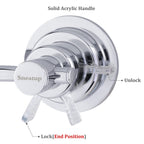 Sneatup Extendable Towel Bar TR070010 Stainless Steel Chrome Plating 17-29 inch