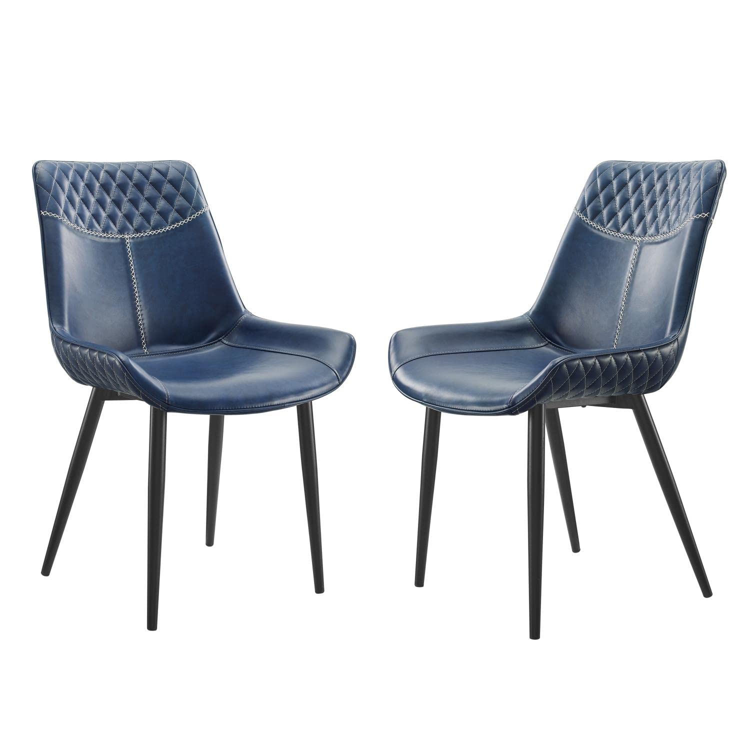 Edler Blue Dining Chairs, Set Of Two