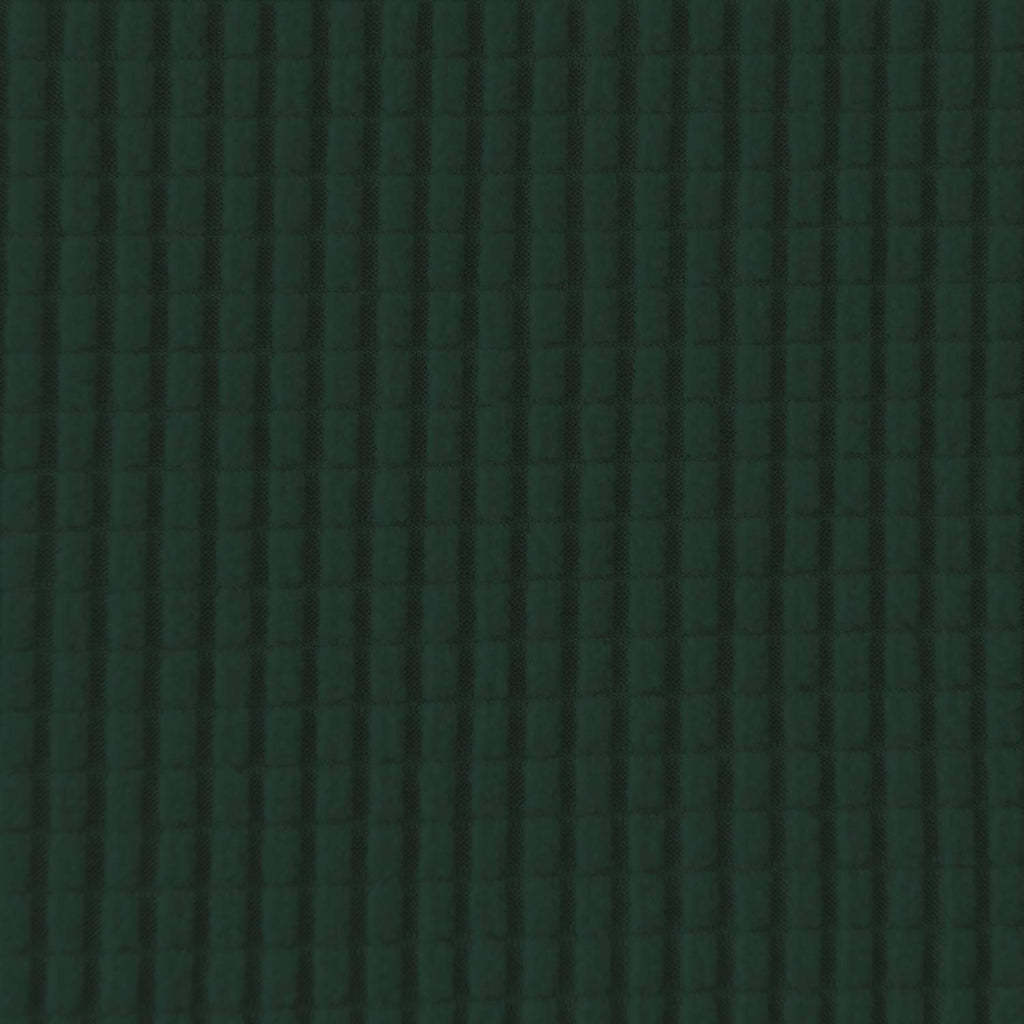 Easy-Going Wingback Chair Slipcover, Polyester Spandex Jacquard, Dark Green, Small Checks, Fits Seat Width 20-30 inches