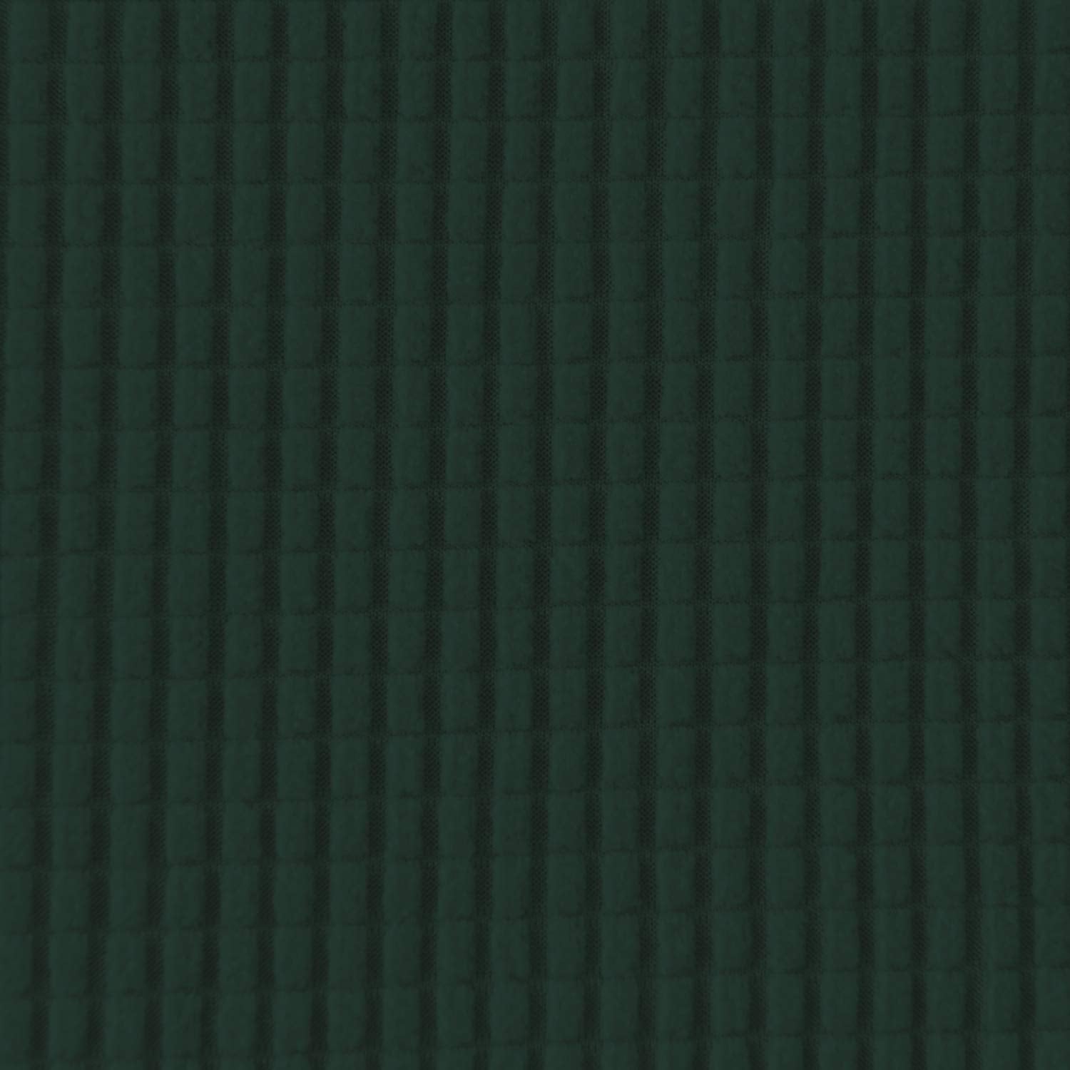 Easy-Going Wingback Chair Slipcover, Polyester Spandex Jacquard, Dark Green, Small Checks, Fits Seat Width 20-30 inches