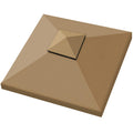 Benefitusa Canopy Only 119'X119' Replacement Gazebo Top Canopy Patio Pavilion Cover Sunshade Polyester Double Tier -Tan