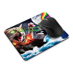 Fincibo Non-Slip Rectangle Mousepad, Whale Astronaut Cat Mouse Pad For Home, Office And Gaming Desk