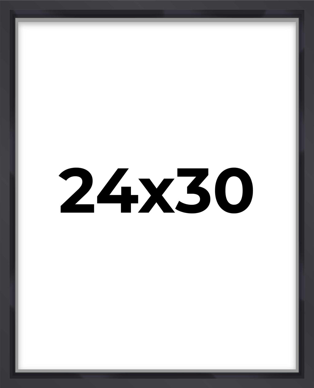 24x30 Shadow Box Frame Contemporary Black | 1'' Depth of Usable Space| Interior Size 24x30 or 30x24 Inches| UV Resistant Acrylic