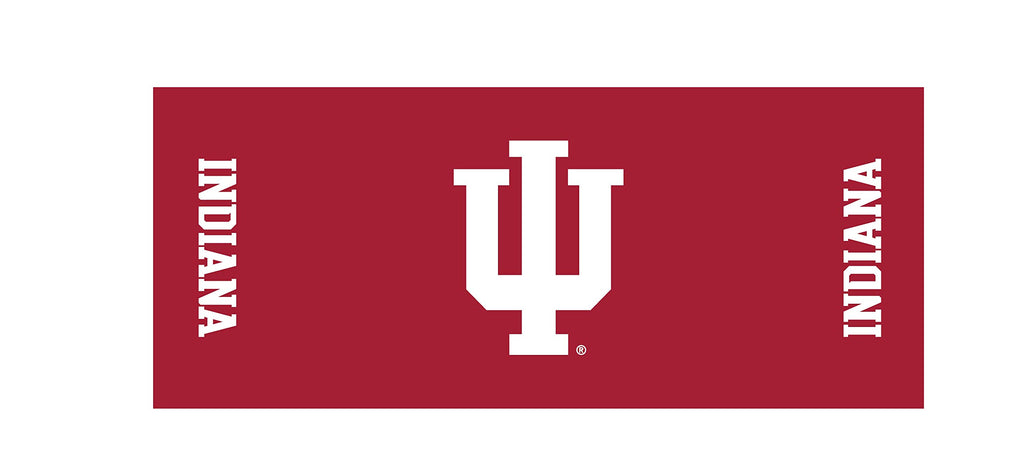 Collegiate Kwik-Covers Rectangle Plastic Table Covers, Bundle Of 2 (Indiana University, 8')