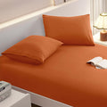 Vveiiye Queen Fitted Sheet With 2 Pillowcase Soft Microfiber Sheet Set 16' Deep Pocket Bed Sheets, Wrinkle Free And Easy Care B