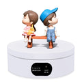 Cup turner Rotating Display Stand for Epoxy Tumbler 360 Mute Turntable Take Photos and Videos for Tumblers Display Spinner with 