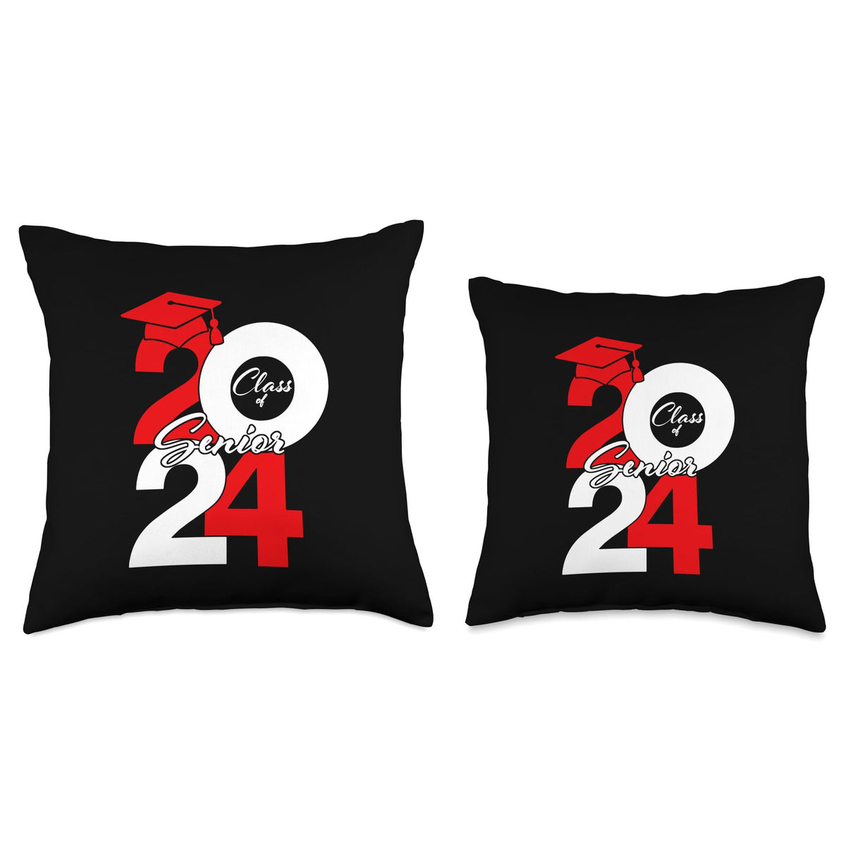 Class Of 2024 Senior 2024 Back To School Graduation 2024 Throw Pillow