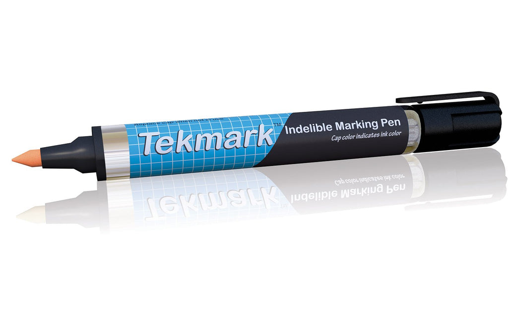 U-Mark Tekmark Indelible Marking Pen 12 Pack (Black)