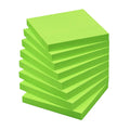 Sticky Notes 3X3 Self-Stick Notes Bright Colors Sticky Notes 8 Pads 80 Sheet/Pad (Green)