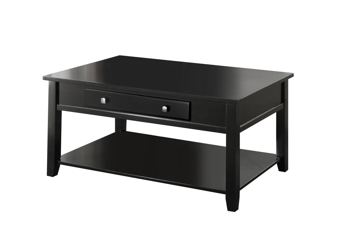 ACME Furniture Malachi Coffee Table with Lift Top, Black