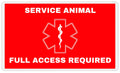 Service Dog Id Badge, Service Animal Id Card, Ada Info Card (Sdb-106)