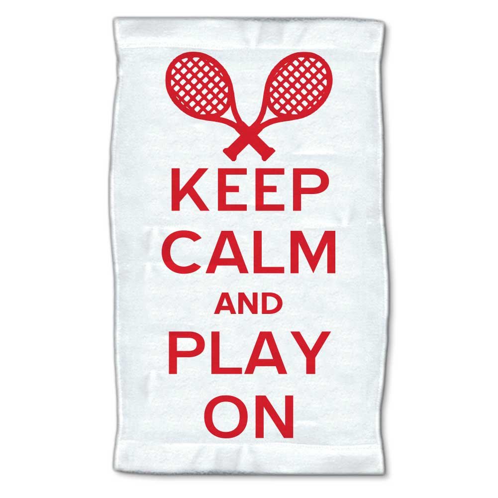 4WoodenShoes Keep Calm Tennis Towel