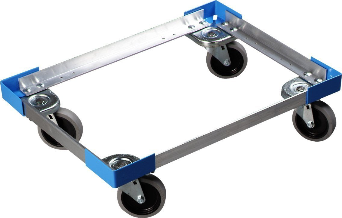 Carlisle FoodService Products Cateraide Dolly for Pc300N Pan Carriers with Reinforced Corners for Catering and Events, Aluminum,