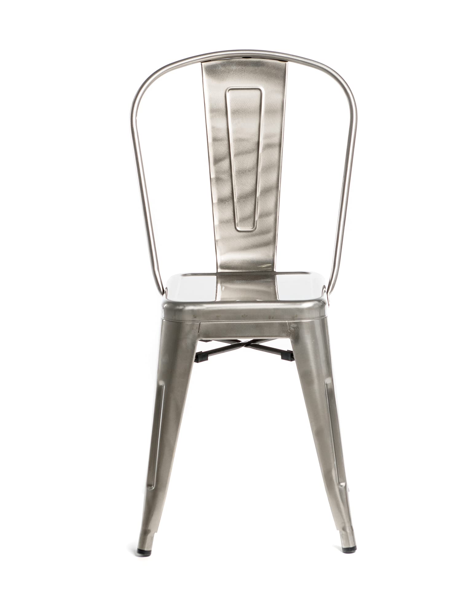 Commercial Seating Products Oscar Dining Chairs, Gun Metal