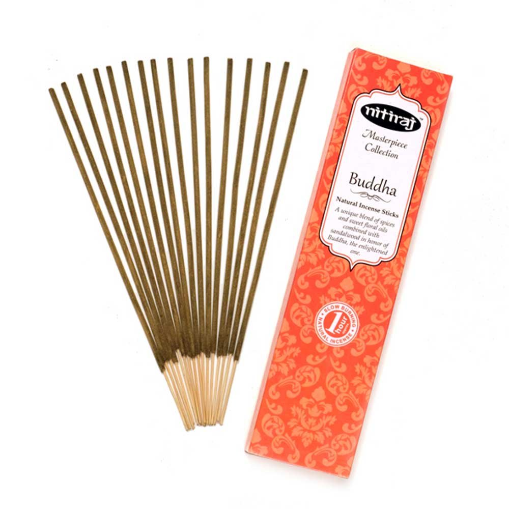 Nitiraj Masterpiece Collection Incense 2-Pack 25gm 1 Hour per Stick Ganesh